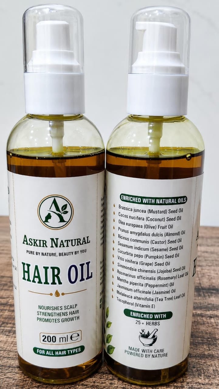 Askir Natural Hair Oil – For All Hair Types