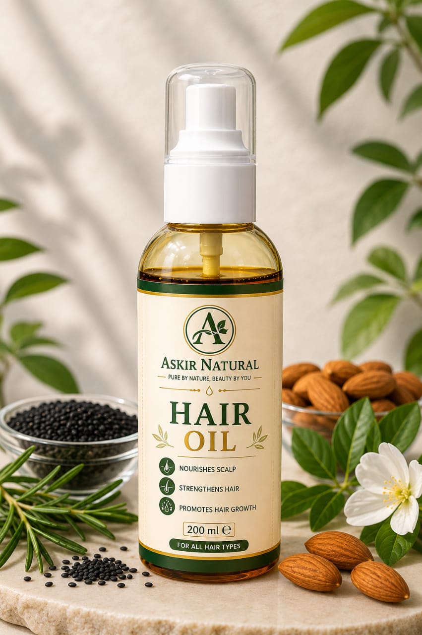 Askir Natural Hair Oil – For All Hair Types