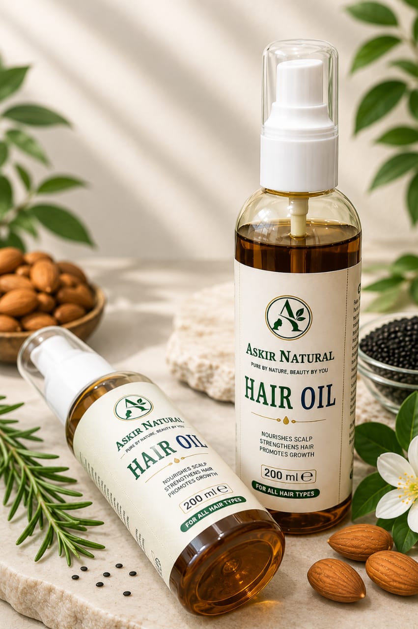 Askir Natural Hair Oil – For All Hair Types